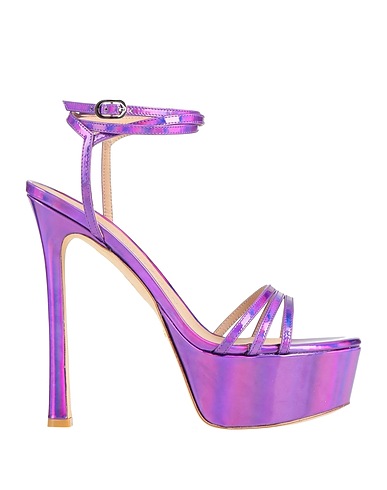 STUART WEITZMAN Sandalia Morado Piel