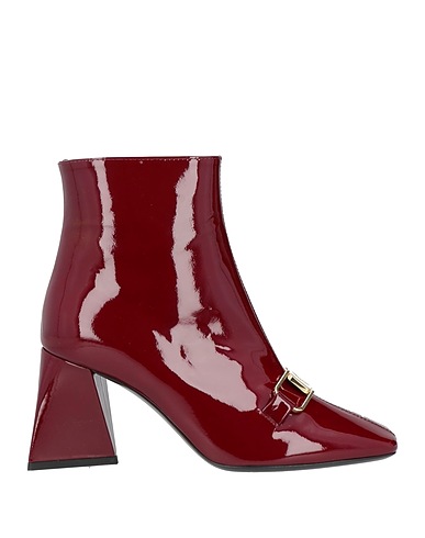 POLLINI Ankle boot Burgundy Soft Leather