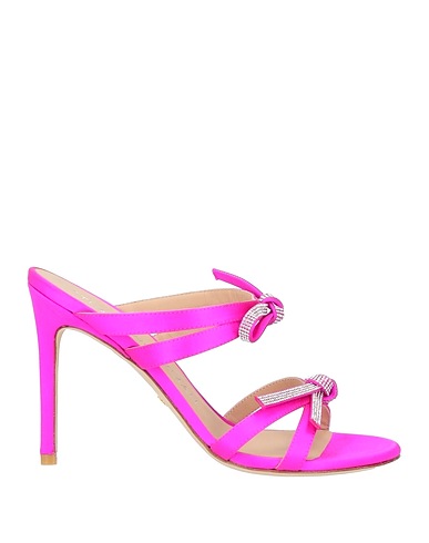 STUART WEITZMAN Sandals Fuchsia Textile fibers