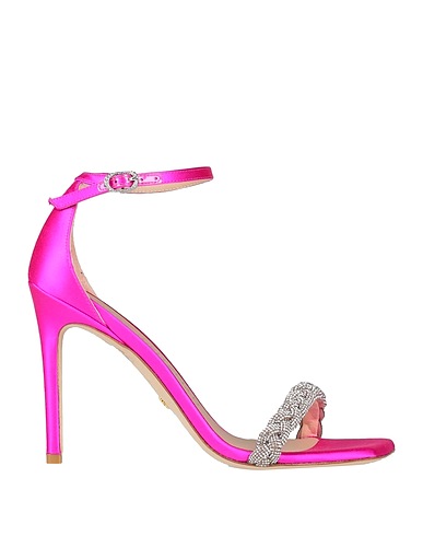 STUART WEITZMAN Sandali Fucsia Fibre tessili