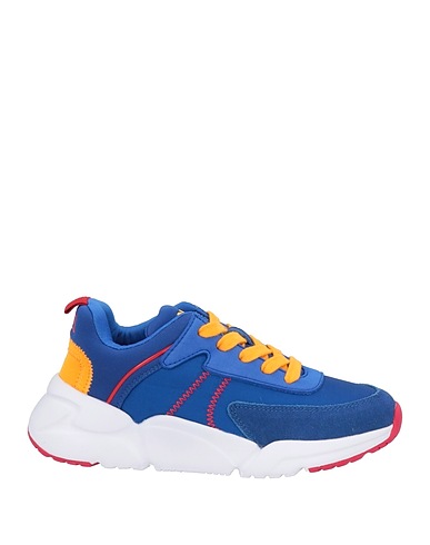 DIESEL Sneakers Blue Nylon, Polyester, Bovine leather, EVA (Ethylene - Vinyl - Acetate)