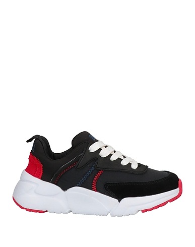 DIESEL Sneakers Red Nylon, Polyester, Bovine leather, EVA (Ethylene - Vinyl - Acetate)