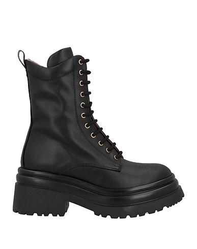 POLLINI Ankle boot Black Calfskin