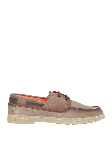 SANTONI Loafers Khaki Leather