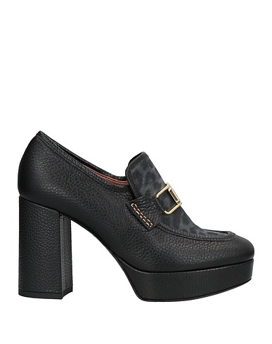 POLLINI Loafers Black Soft Leather