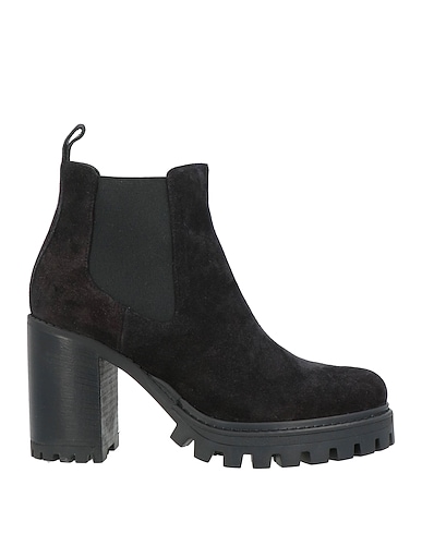 POLLINI Ankle boot Black Leather