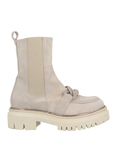 MARIAN Ankle boot Light grey Soft Leather