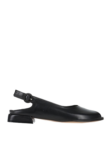 LA CORTE DELLA PELLE by FRANCO BALLIN Sandals Black Soft Leather
