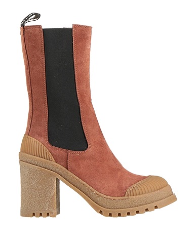POLLINI Ankle boot Antique rose Leather