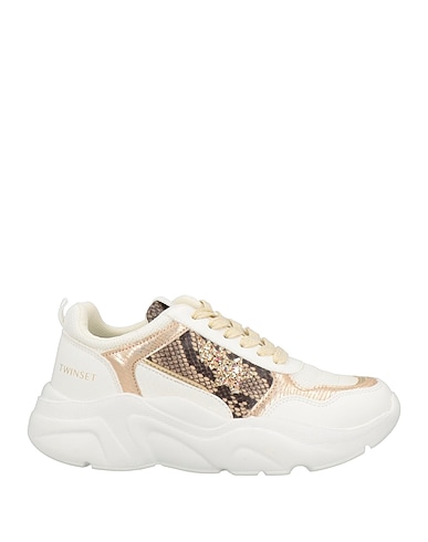 TWINSET Sneakers White Textile fibres