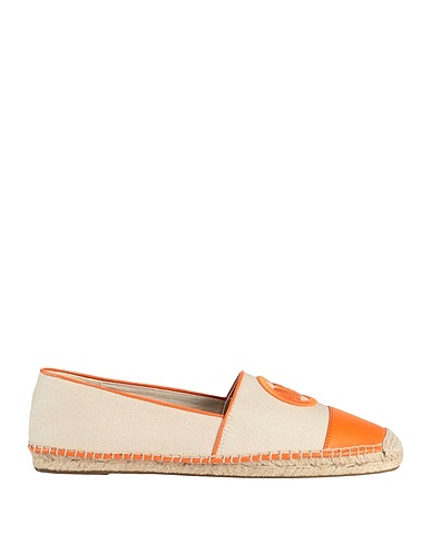 MICHAEL MICHAEL KORS Espadrillas Arancione 55% Lino, 45% Cotone, Pelle