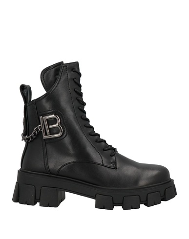 LAURA BIAGIOTTI Ankle boot Black Textile fibres