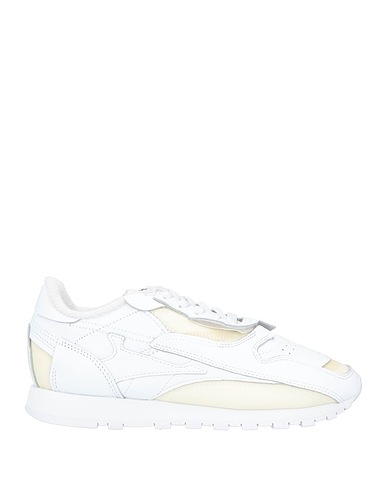 MAISON MARGIELA x REEBOK Sneakers White Soft Leather, Textile fibers