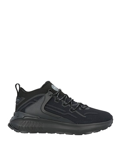TOD'S NO_CODE Sneakers Black Leather, Textile fibres