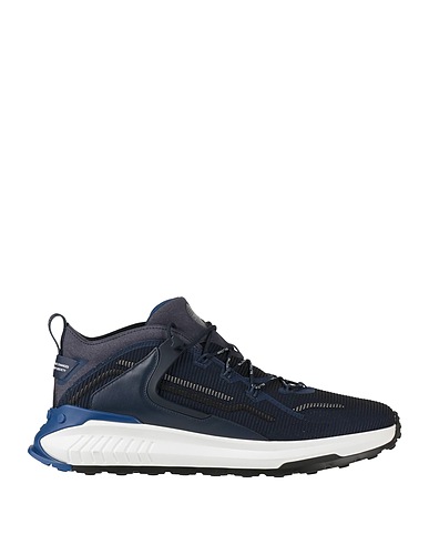 TOD'S NO_CODE Sneakers Blu notte Pelle, Fibre tessili
