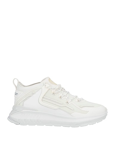 TOD'S NO_CODE Sneakers White Soft Leather, Textile fibers