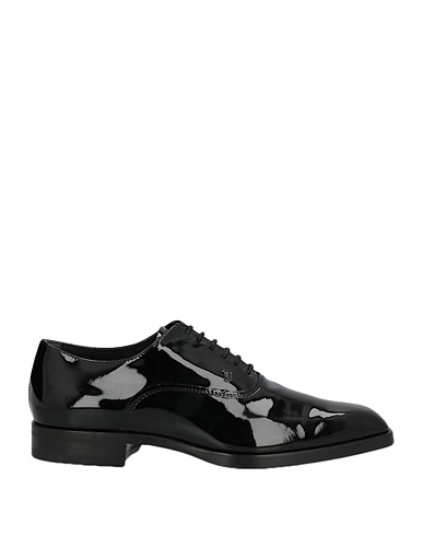 TOD'S Laced shoes Black Soft Leather