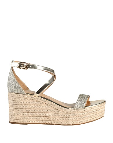 MICHAEL MICHAEL KORS Espadrilles Platinum Polyurethane