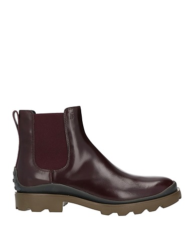 TOD'S Ankle boot Burgundy Calfskin