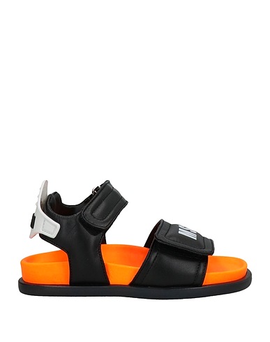 MSGM Sandali Nero Pelle
