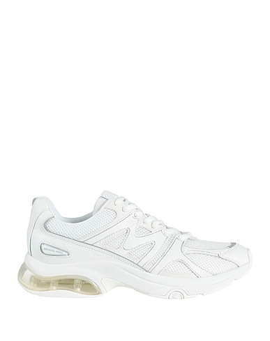 MICHAEL KORS MENS Sneakers White Sheepskin, Textile fibres