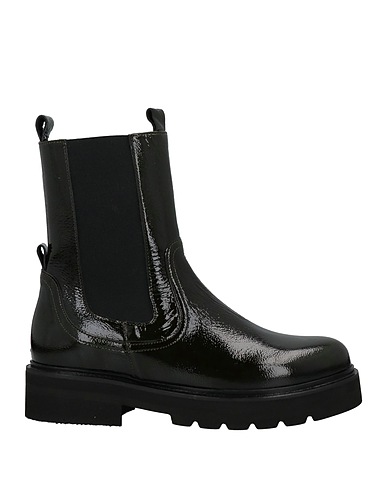 ANAKI Ankle boot Dark green Soft Leather