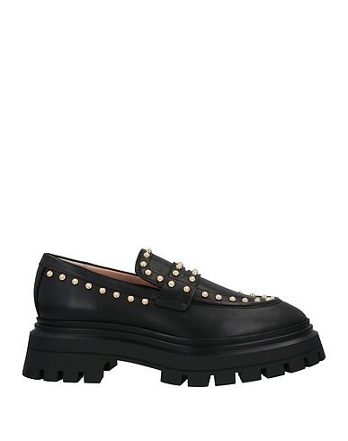 STUART WEITZMAN Loafers Black Calfskin