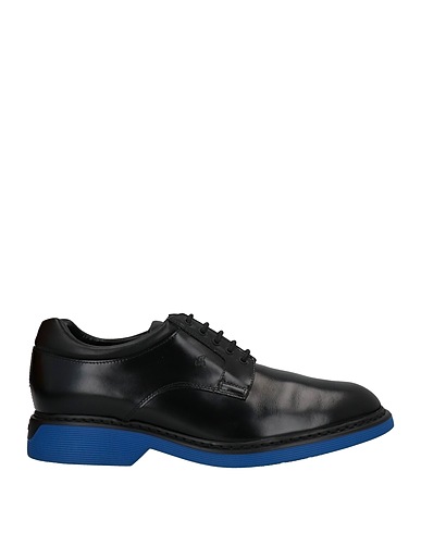 HOGAN Laced shoes Black Soft Leather