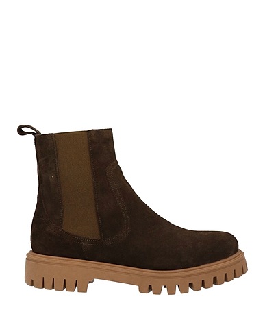 ANAKI Stiefelette Dunkelgrün Kalbsleder