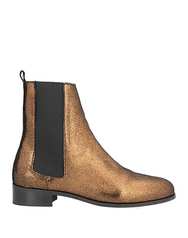 ANAKI Ankle boot Bronze Soft Leather