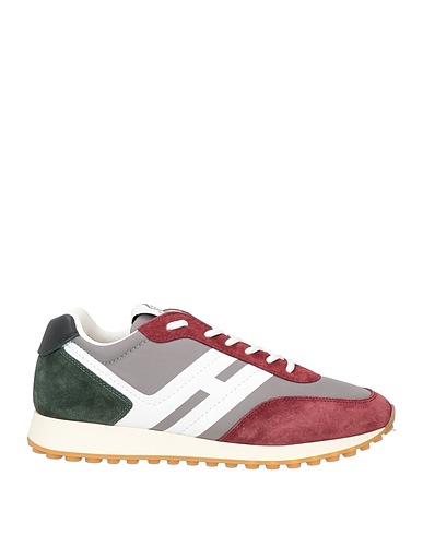HOGAN Sneakers Grigio Pelle, Fibre tessili