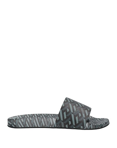 VERSACE Sandals Black Rubber