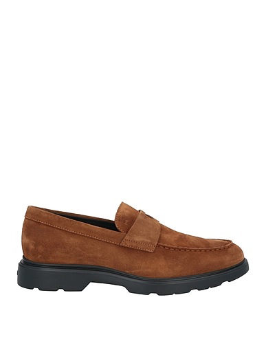 HOGAN Loafers Tan Leather