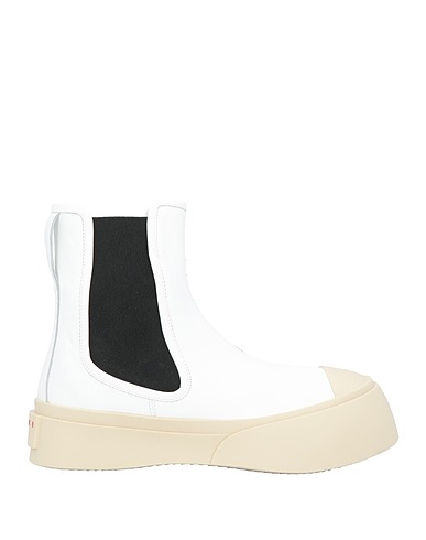 MARNI Stivaletti Bianco Pelle