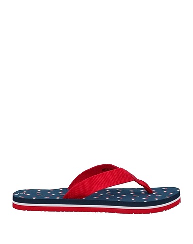 TOMMY HILFIGER Infradito Rosso Fibre tessili