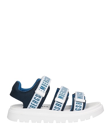BIKKEMBERGS Sandals Blue Textile fibers
