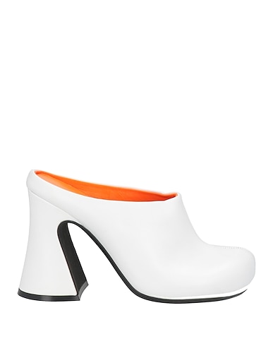 MARNI Mules and clogs White Soft Leather