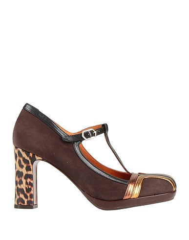 CHIE MIHARA Pumps Dunkelbraun Leder