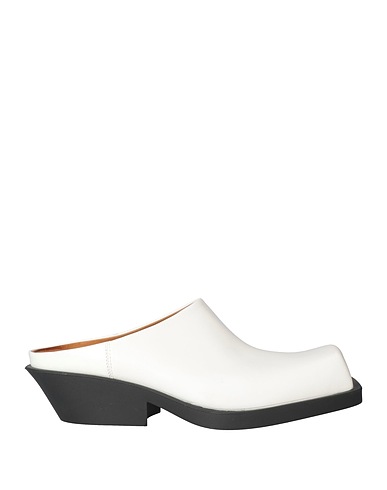 MARNI Mule e zoccoli Bianco Pelle