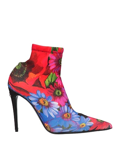 DOLCE&GABBANA Ankle boot Black Textile fibres