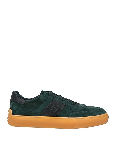 TOD'S Sneakers Dark green Soft Leather