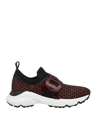TOD'S Sneakers Black Textile fibres, Soft Leather