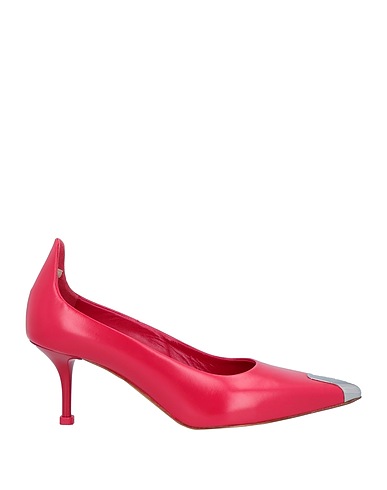 MCQUEEN Décolleté Corallo Pelle