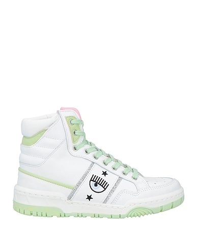 CHIARA FERRAGNI Sneakers White Soft Leather