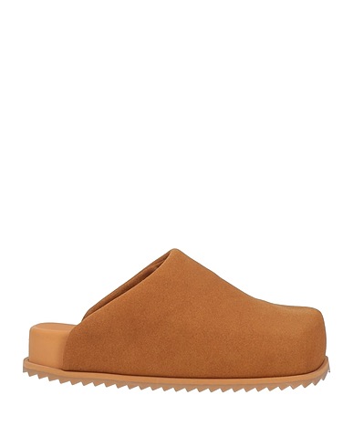 YUME YUME Mules and clogs Camel Textile fibres