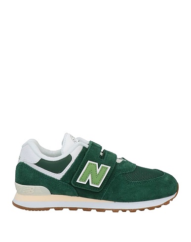 NEW BALANCE Sneakers 574 Country Club  Green Leather, Textile fibers