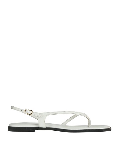 LIVIANA CONTI Flip flops BIANCO Leather