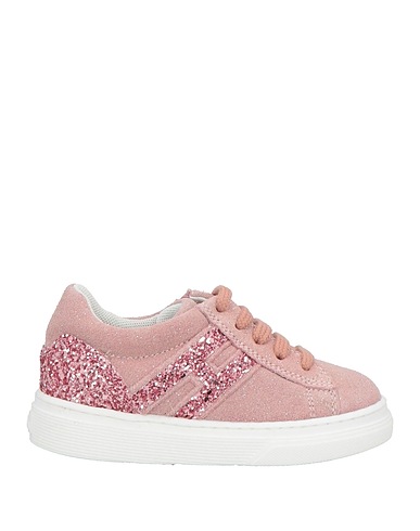 HOGAN Sneakers JUNIOR Rosa Leder, Gewebefasern