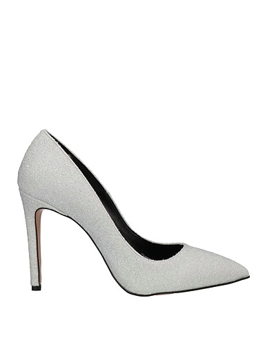 DIVINE FOLLIE Pump Silver Textile fibers