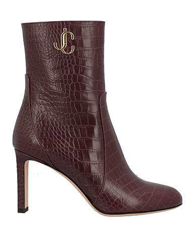 JIMMY CHOO Ankle boot Plum Soft Leather